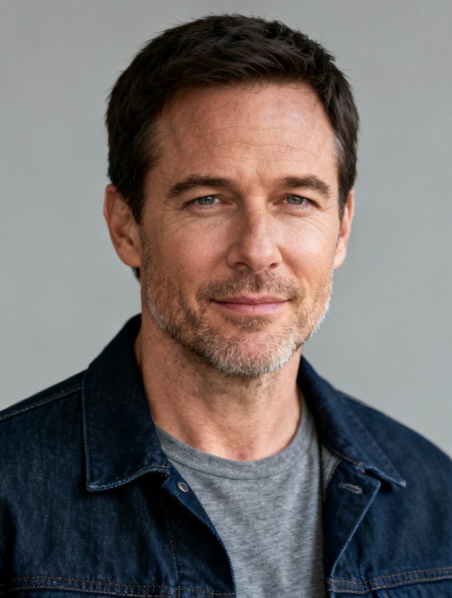 Fictional adult portrait used for photo 2, the transformed partner
