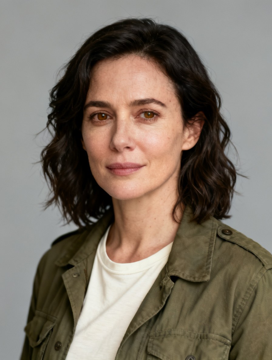 Fictional adult portrait used for photo 1, the human survivor
